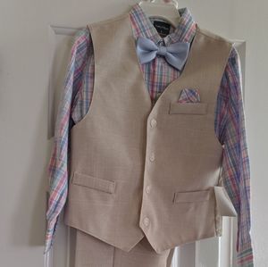 Boys Nautica Four Piece Vest Suit